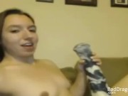 Jess Fucks Bad Dragon  Dildo In all positions 11/16