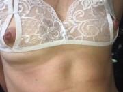 Wife rides me in sexy lingerie 9/16