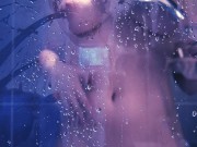 Masturbation sous la Douche - Pluie Violette 10/16