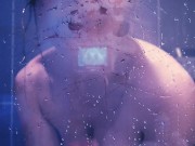 Masturbation sous la Douche - Pluie Violette 9/16