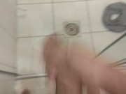 Masturbation in the bathroom