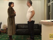 Cock craving English wench blasted with cock and cum 7/16