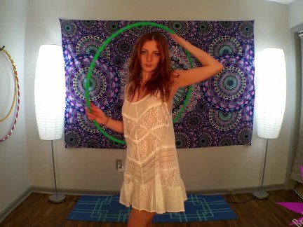 Braislee Adams Hula Hoop Tease