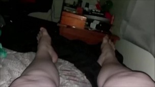 Tranny Jerks And Cums On Self
