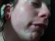 SuckLegit : Amazing teen deepthroat skills & rough face fuck part.2 3/16