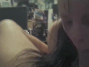 SuckingLegit ; Hot teen sloppy blowjob & face fuck deepthoat 8/16