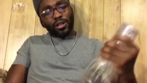 Quick BBC Fleshlight Fucking