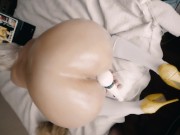 Ass Streching by BIG Toys and multiple loud ANAL orgasms 13/16