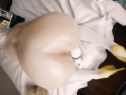 Ass Streching by BIG Toys and multiple loud ANAL orgasms 9/16