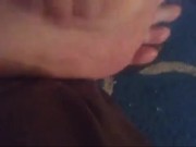 Spitting on my Feet Perfect Wet Soles!!! Foot Fetish 11/16