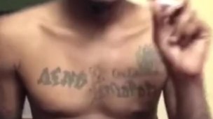 Sstepsister Ebony thot bitch suck a big black dick in the hood