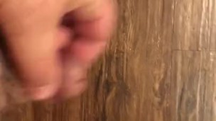 Solo masterbation with a small dick