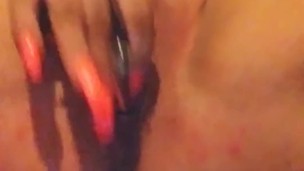 Glass dildo making me squirt