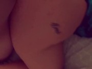 Boyfriend loves watching me shake my ass & cleaning up the mess.