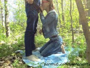 First Outdoor. Part 1 of 2. Quickie Blowjob 2/16