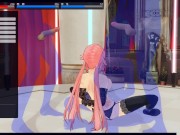 [CM3D2] - Mirai Nikki Hentai - Yuno Gasai Gangbanged On Stage 10/16