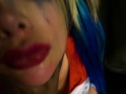 Chessie Kay as Harley Quinn gets Facefucked and Destroyed  10/16