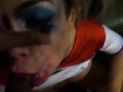 Chessie Kay as Harley Quinn gets Facefucked and Destroyed  14/16