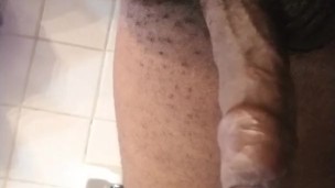 Week 2 of edging my filthy uncut BBC