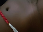 Massaging body tease