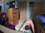 finishing yoga session