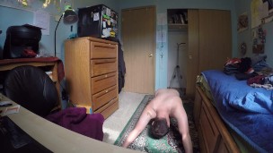 finishing yoga session