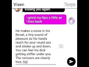 Cute party girl sext roleplays her first anal