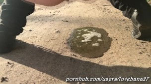 Pissing on the Road