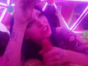 Slutty  Rave girl girls stranger handjob filthy feet POV 6/16