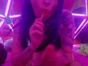 Slutty  Rave girl girls stranger handjob filthy feet POV 8/16