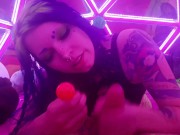 Slutty  Rave girl girls stranger handjob filthy feet POV 9/16