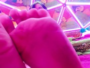 Filthy Festival Foot Worship- Goth boots and sweaty stinky socks 6/16