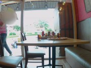 Cum inside me! Sex in public toilet and creampie 1/16