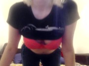 HORNY BLONDE GIRL MY TITS SO HORNY