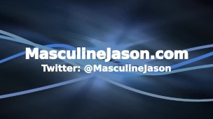 Masculine Jason benching