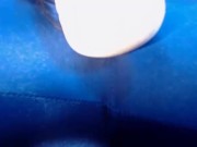 LATINA GIRL GETTING YOGA PANTS SOAKED WET PUSSY SAFADA GOZANDO NA LEG 13/16