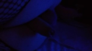 Sissy side straddles fuck machine