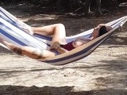 The voyeurs fucks a turist in the pines 1/16