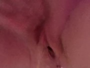 Quick amateur squirt in shower