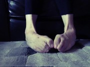 Barefoot Ignore - Foot Fetish Voyeur Humiliation 6/16