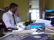 Hardfucked subslut disciplined by Pascals fat cock 2/16