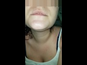 Girl Open Wide Mouth and Burping 3/16