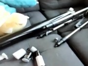 Busty Asian Chick Teases Her Hairy Pussy 8/16