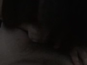 She Finishes Him onto Her Tits! Homemade Real Couple Blowjob/Handjob! 10/16