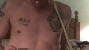 So horny, alone with a huge dick