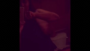 Showing My Tit Real Quick in the Bar Bathroom
