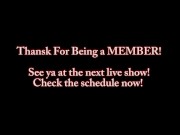 Puma Swede masturbating on a patio 16/16