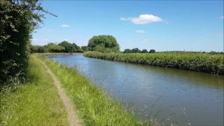 Canal Side Risky Public Doggystyle & Sucking