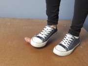 Converse cockcrush and shoejob with cumshot 1/16