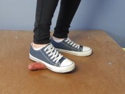 Converse cockcrush and shoejob with cumshot 12/16